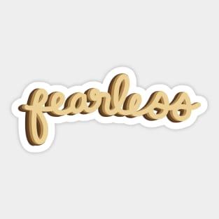 Fearless Sticker